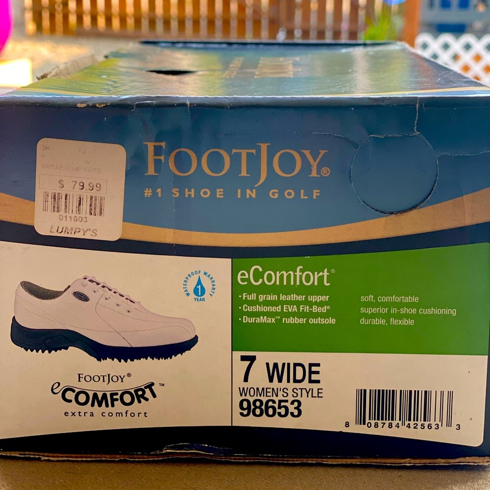 FootJoy women’s professional golfing shoes. Brand new in box.